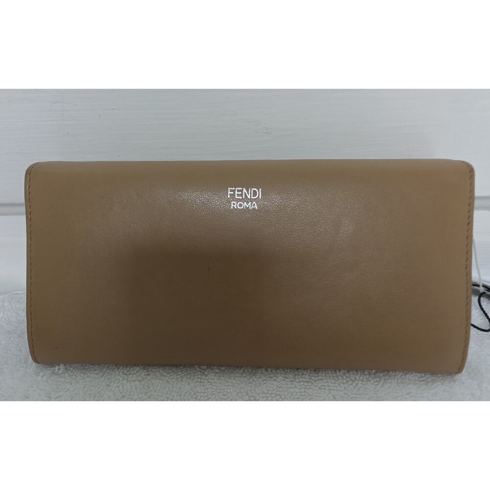 Fendi Roma Hypnoteyes Beige Continental Wallet w/COA - Picture 3 of 16